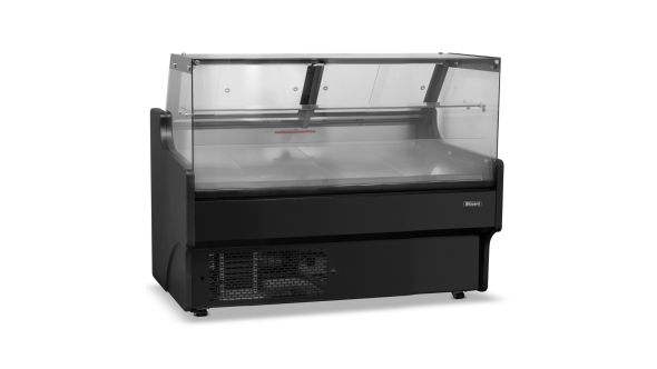 Blizzard BFG130BKV2 1.3m Flat Glass Serve Over Counter