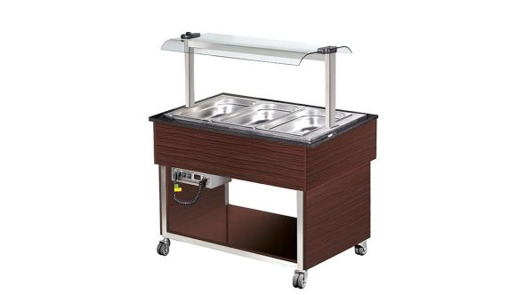 Blizzard BB3-HOT-WE 3 x GN1/1 Hot Buffet Display