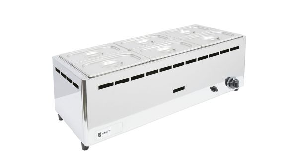Wet Bain Marie - Parry BMF6C/G - LPG Gas 1 1/2 GN