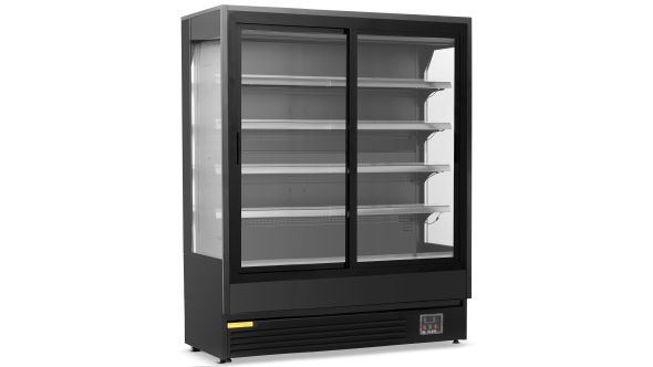 Blizzard BTD150BKGDV2 1.5m Multi Deck With Sliding Glass Doors