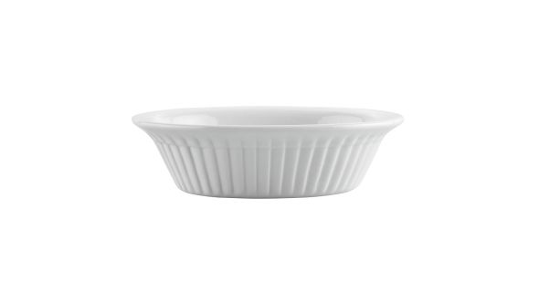 Olympia Whiteware Oval Pie Dishes 170mm (6 Pack)