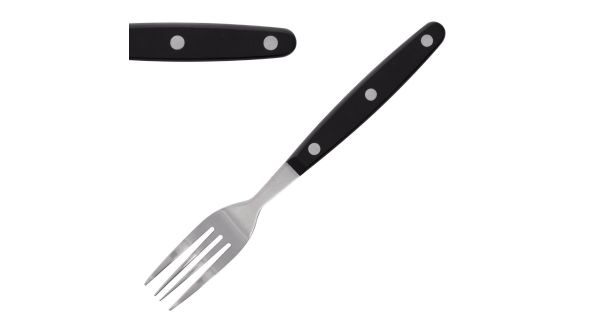 Olympia Taverna Steak Forks with Black Handles (12 Pack) BF1118F