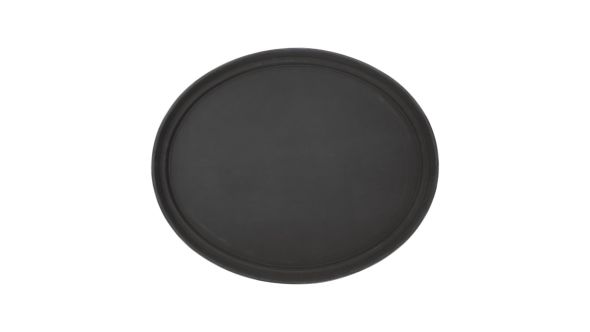 Olympia Kristallon PP Oval Non-Slip Tray Black 685mm 2700PT