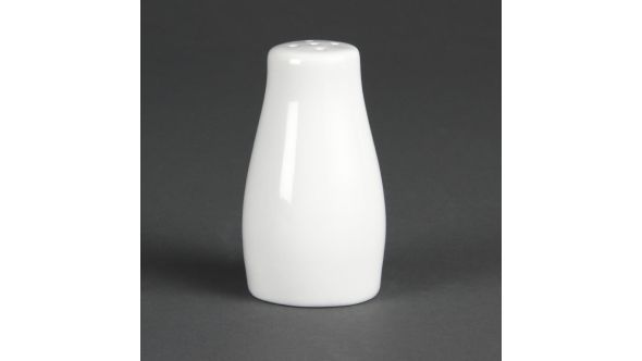 Olympia Whiteware Pepper Shakers 90mm (12 Pack)
