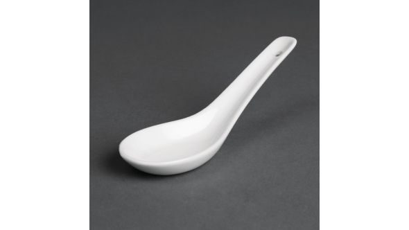 Olympia Whiteware Rice Spoons 130mm (24 Pack)