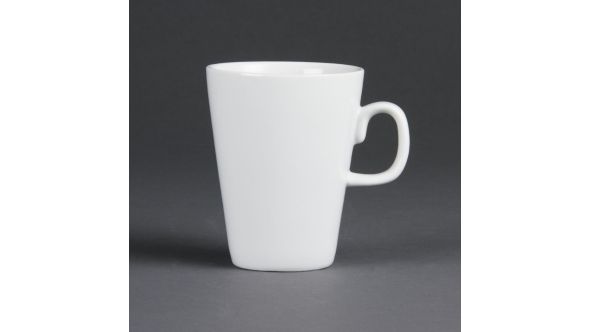 Olympia Whiteware Latte Mugs 310ml (12 Pack)