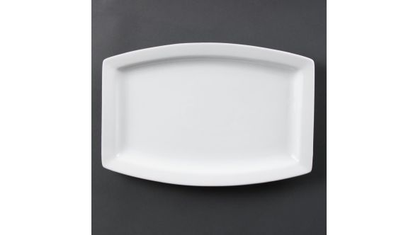 Olympia Whiteware Rectangular Plates 320mm (6 Pack)