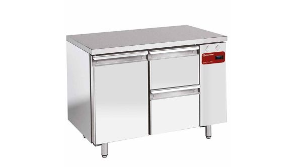 Diamond TS2N/H_1XK1/2-H 1 Door & 2 Drawer Stainless Steel Refrigerated Counter