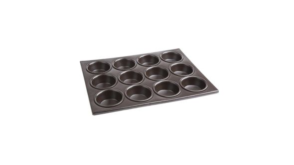 Vogue Aluminium Non-Stick Muffin Tray 12 Cup