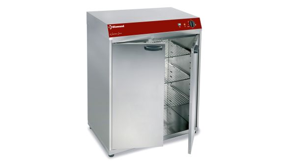 Diamond GEMMA120/V 2 Hinged Door Ventilated Hot Cupboard, 120 Plates