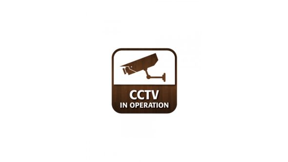 CCTV in Operation Window Sticker - CA002