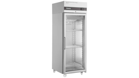 Inomak CBP172CR Upright Single Hinged Glass Door Heavy Duty Freezer