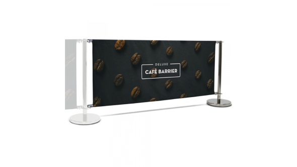 Deluxe Cafe Barrier Extension Kit - 2000mm Single Sided Print