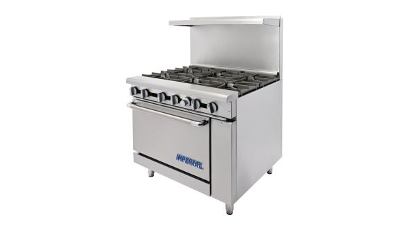 Imperial 6 Burner Propane Gas Oven Range IR6-P
