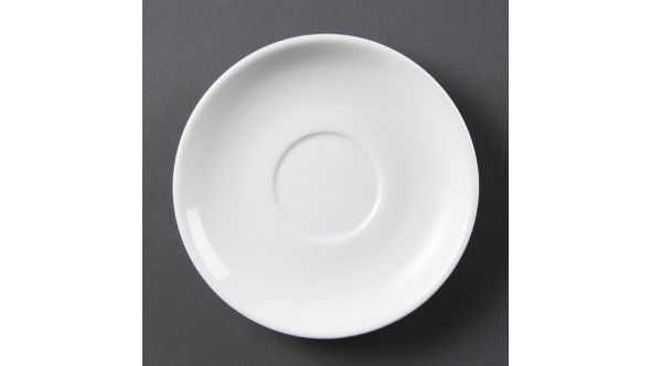 Olympia Whiteware Stacking Saucers 150mm (12 Pack) CB468
