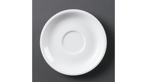 Olympia Whiteware Cappuccino Saucers (12 Pack) CB470