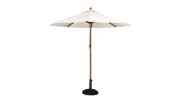 Bolero Round Parasol 2.5m Diameter Cream