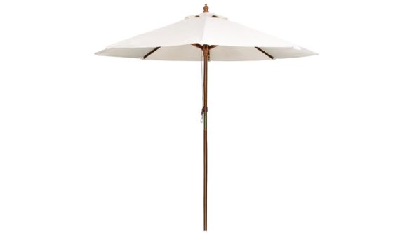 Bolero Bolero Round Parasol 3m Diameter Cream CB516