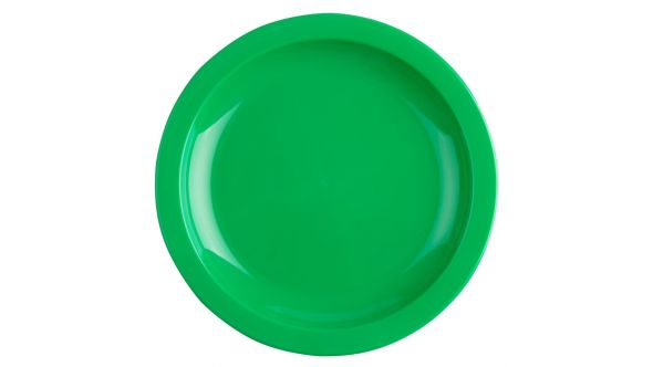 Olympia Kristallon Polypropylene Plates Green 174mm (12 Pack) QY-02764-02