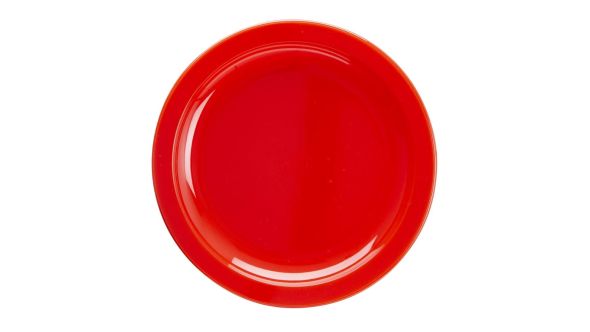 Olympia Kristallon Polypropylene Plates Red 174mm (12 Pack) QY-02764-04