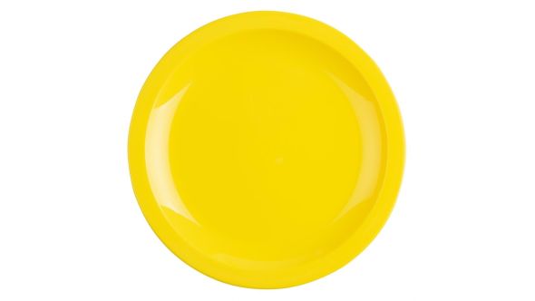 Olympia Kristallon Polypropylene Plates Yellow 230mm (12 Pack) QY-02764-05