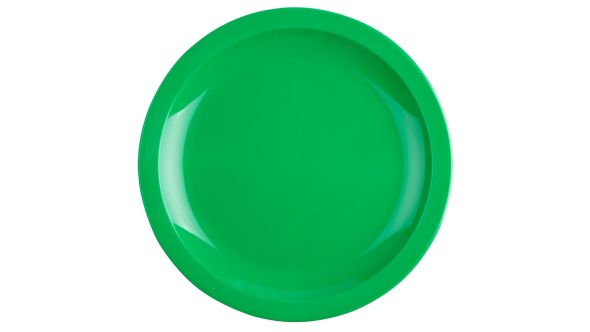 Olympia Kristallon Polypropylene Plates Green 230mm (12 Pack) QY-02764-06