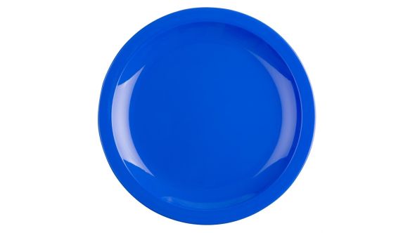 Olympia Kristallon Polypropylene Plates Blue 230mm (12 Pack) QY-02764-07