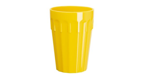 Olympia Kristallon Polypropylene Tumblers Yellow 253.8ml (12 Pack) QY--02772
