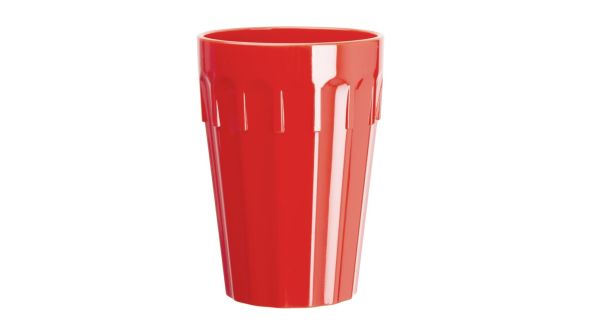 Olympia Kristallon Polypropylene Tumblers Red 253.8ml (12 Pack) QY-02772-05