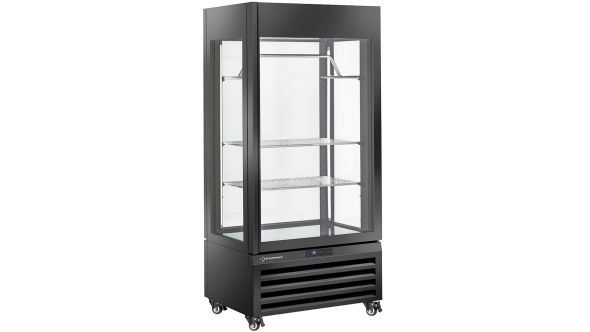 Diamond MAX-607-MB Glass Showcase w/ 2 Shelves & 1 Meat Bar, 600 Litres