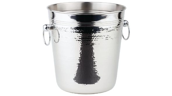 APS Hammered Stainless Steel Wine And Champagne Bucket 36026