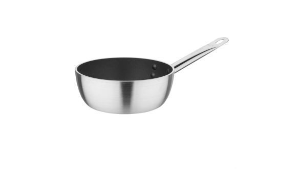 Vogue Aluminium Non-Stick Induction Flared Sauté Pan 20cm