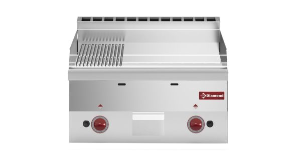 Diamond G60/PMCD6T-N 2/3 Smooth 1/3 Grooved Gas Chrome Cooking Plate
