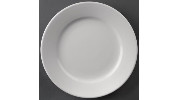 Olympia Athena Wide Rimmed Plates 202mm (12 Pack) CC207
