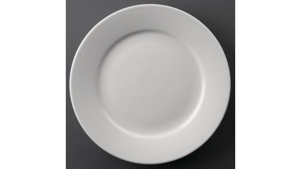 Olympia Athena Wide Rimmed Plates 228mm (12 Pack) CC208