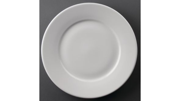 Olympia Athena Wide Rimmed Plates 254mm (12 Pack) CC209