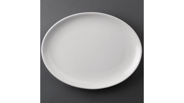 Olympia Athena Hotelware Oval Coupe Plates 254x197mm (12 Pack) CC211