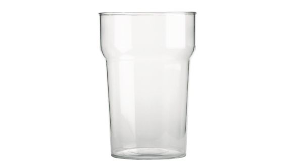 BBP Polycarbonate Nonic Pint Glasses 570ml CE Marked (48 Pack) 204-1CL 48