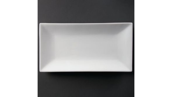 Olympia Whiteware Serving Rectangular Platter 380mm CC896