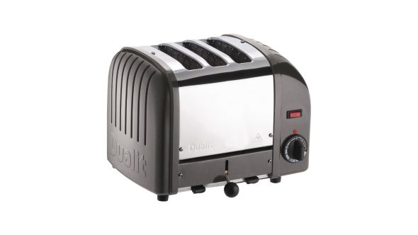 Dualit 3 Slice Vario Toaster Metallic Charcoal 30080