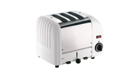 Dualit 3 Slice Vario Toaster White 30087