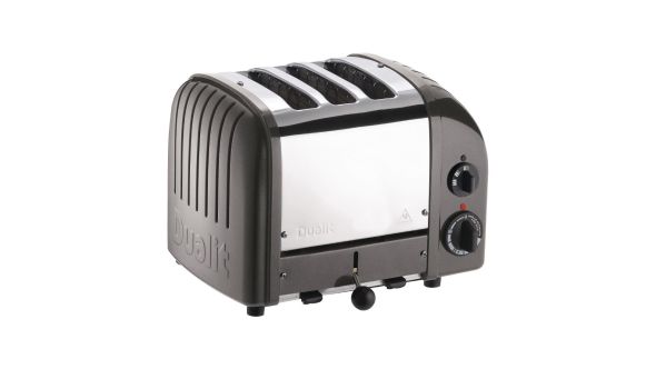 Dualit 2 + 1 Combi Vario 3 Slice Toaster Metallic Charcoal 31209