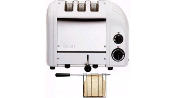Dualit 2 + 1 Combi Vario 3 Slice Toaster White 31216