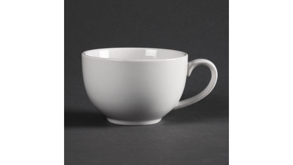 Olympia Whiteware Elegant Cups 230ml (12 Pack) CD735