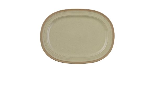 Churchill Igneous Stoneware Oval Plates 355mm (6 Pack) ZCATIG141