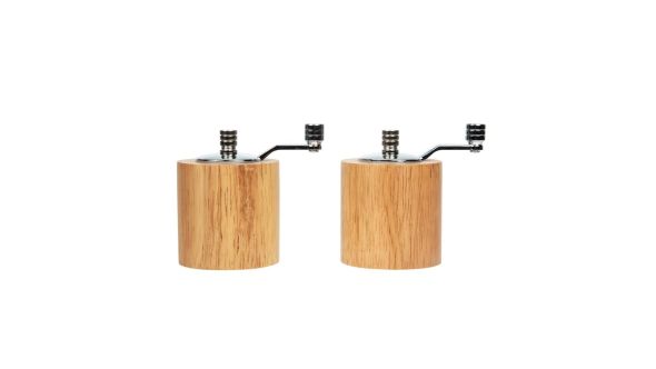 Olympia Light Wood Salt and Pepper Mill Grinder Set YLSP-1377PS-011 BAMBOO