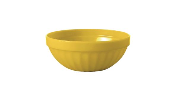 Olympia Kristallon Polypropylene Bowls Yellow 103mm (12 Pack) QY-02273