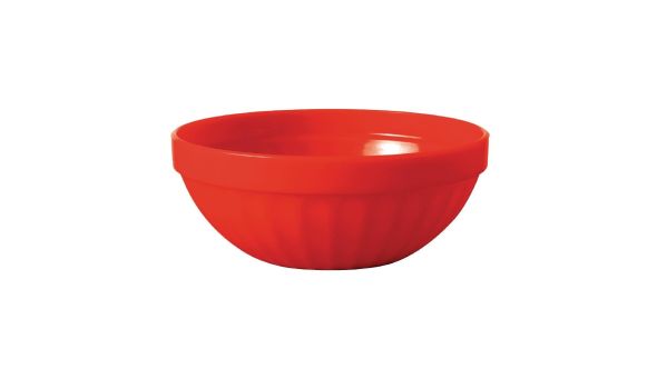 Olympia Kristallon Polypropylene Bowls Red 103mm (12 Pack) QY-02273-05