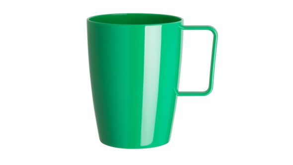 Olympia Kristallon Polypropylene Handled Beakers Green 348.7ml (12 Pack) QY-02286-02