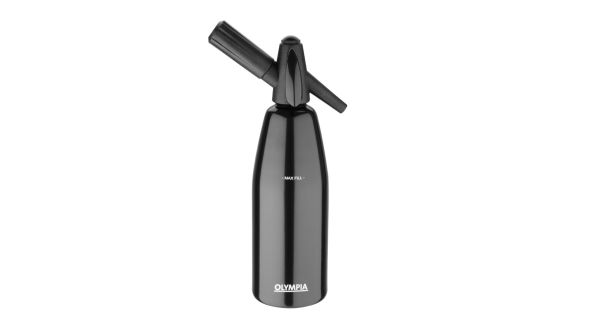 Olympia Soda Siphon Black 1Ltr AM-210A